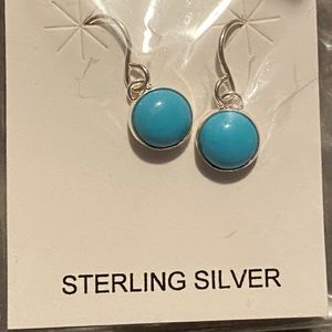 Delicate Sterling silver Turquoise earrings